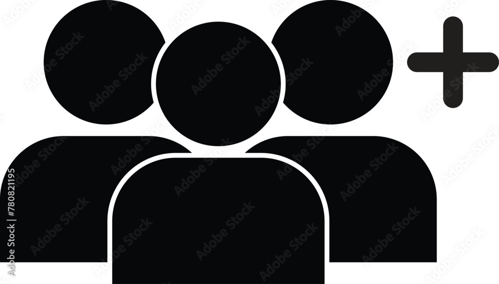 Create new group icon . Add users icon . Add group icon vector Create new group icon . Add users icon . Add group icon vector