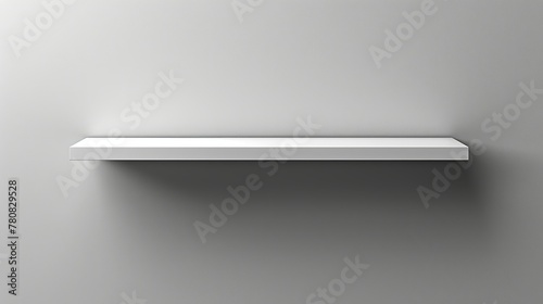 Wallpaper Mural Isolated 3D illustration of an empty shelf for exhibits. Presented as a vector graphic. Torontodigital.ca