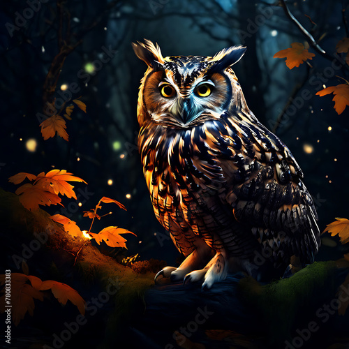 owl in the night © Muhammad Haseeb 