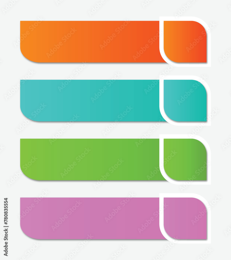 Set of infographic vector presentation elements Set of infographic vector presentation elements