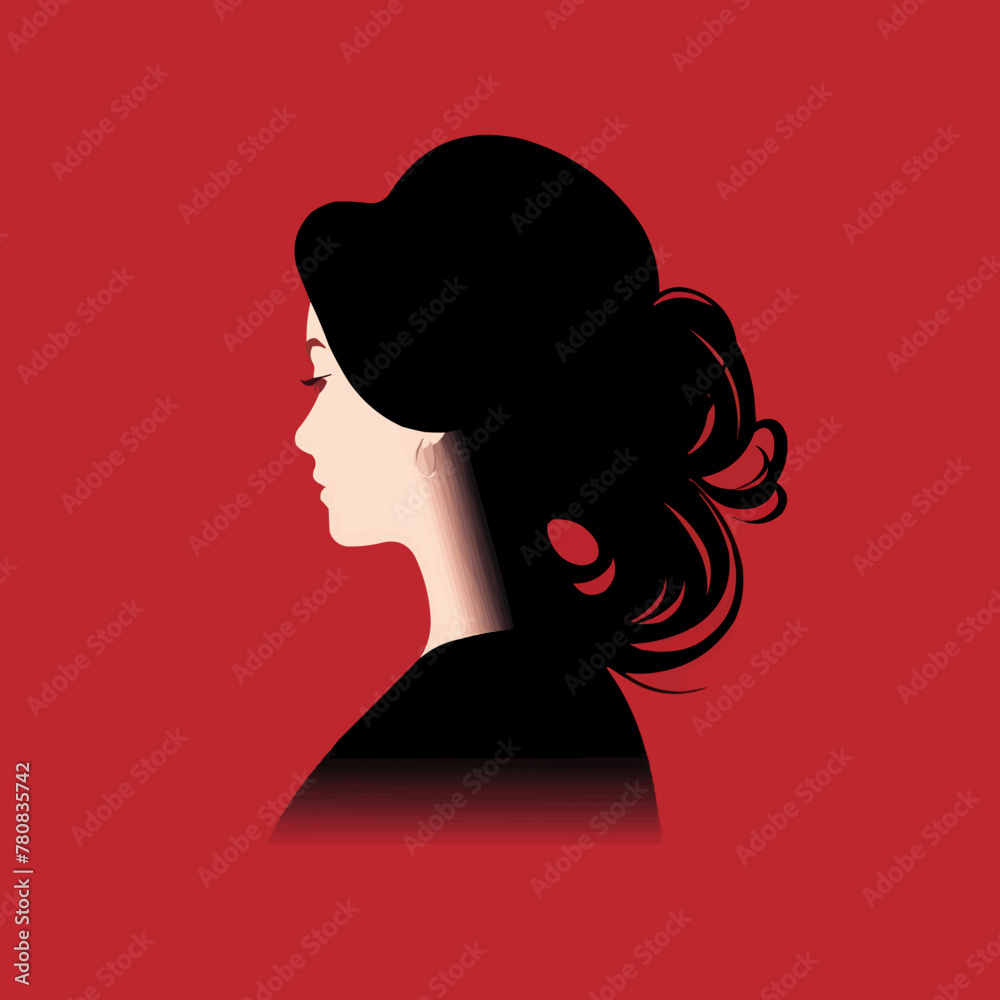 Hair | Minimalist and Simple Silhouette - Vector illustration Hair | Minimalist and Simple Silhouette - Vector illustration