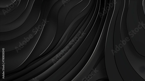 Abstract black background. Vector abstract graphic design banner pattern background template
