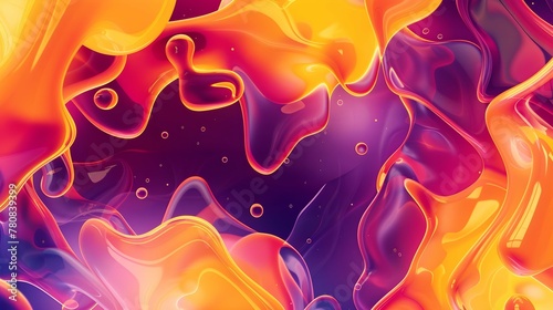 Abstract Liquid Shapes Background