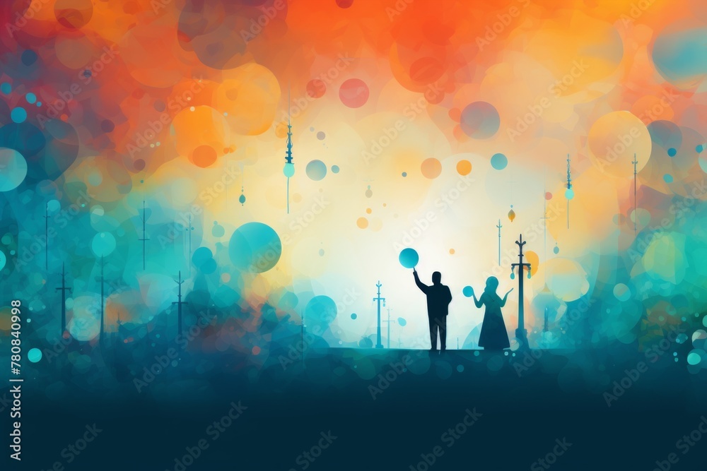 Fototapeta premium abstract background for law day 
