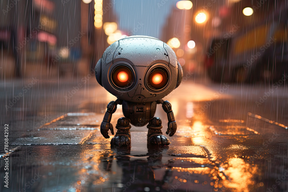 Autonomous Robot Navigating in the Rain at Dusk Autonomous Robot Navigating in the Rain at Dusk