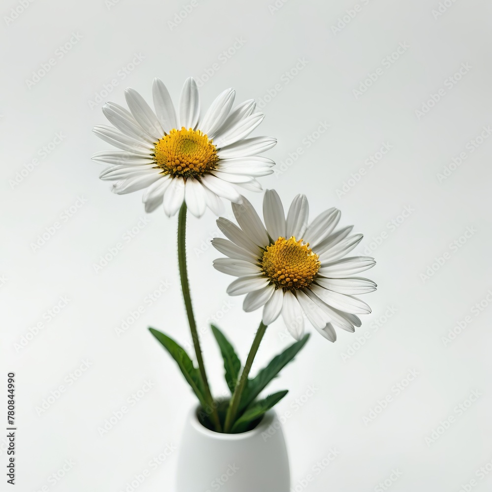 daisy flower on white daisy flower on white