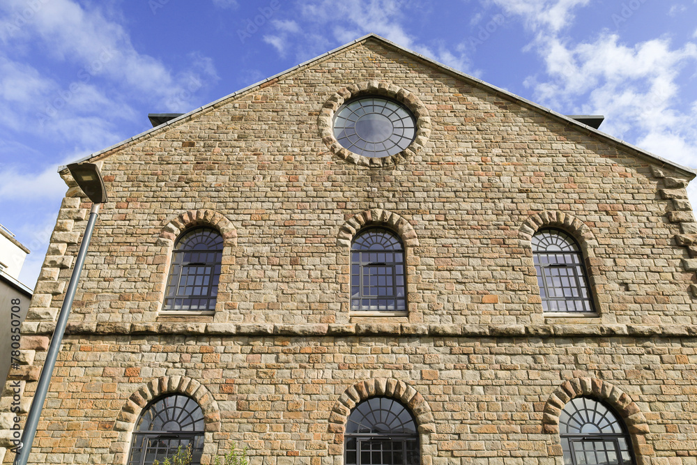 Historical buildings at The dock at Harbourside area of Bristol