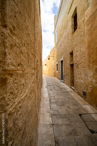 Fototapeta Naklejka Na Ścianę i Meble -  Silent City, Mdina, Malta, sunny day