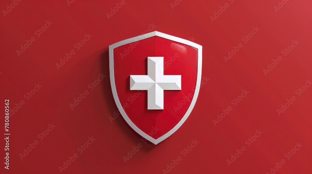Obraz premium A digital representation of health medical insurance