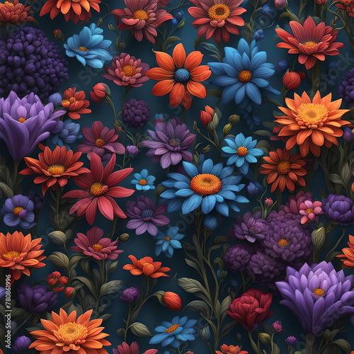 seamless pattern with flowers  pattern for clothes  picture for background  pattern for printing  beautiful pattern  pattern for embroidery  drawing for graphics