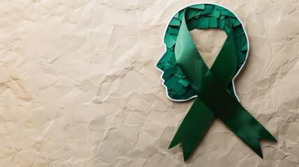 The Symbolic Green Awareness Ribbon