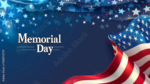 Obraz na płótnie American flag background for Memorial Day. w salonie