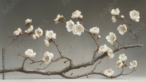 Cotton branch  generated with AI