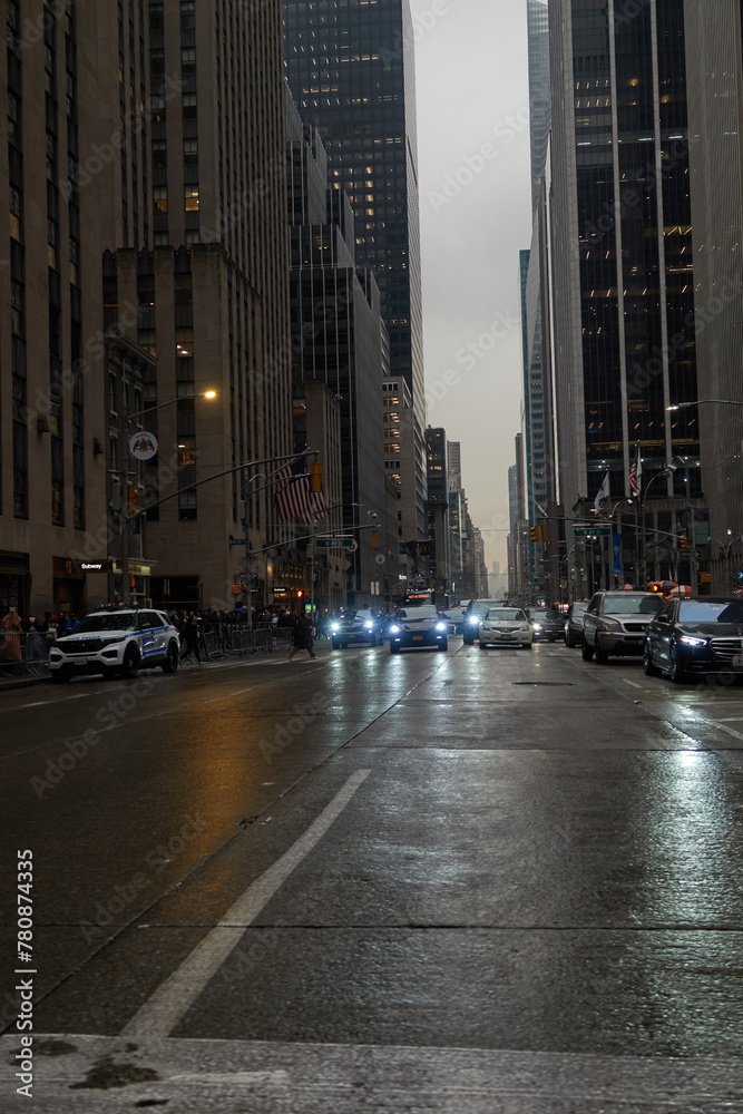 Naklejka premium Spring in New York streets photography (the USA)