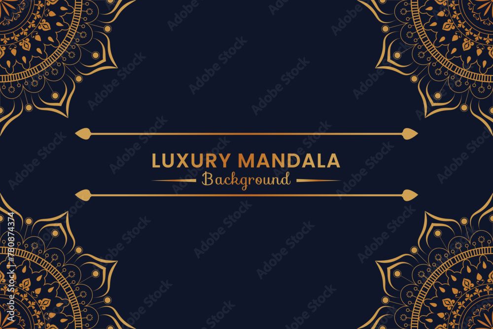 Obraz premium Modern luxury mandala wallpaper