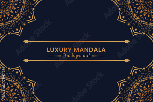 Modern luxury mandala wallpaper