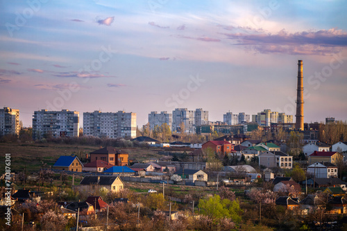 Typical architecture of residential areas of one of the cities of Eastern Europe. Krivoy Rog - Ukraine	 #780876301
