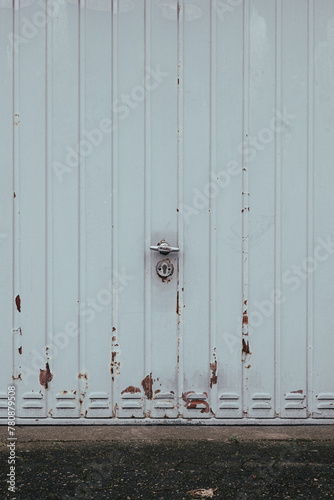 old door with lock