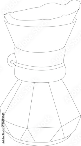 Alternative coffee brewing device chemex