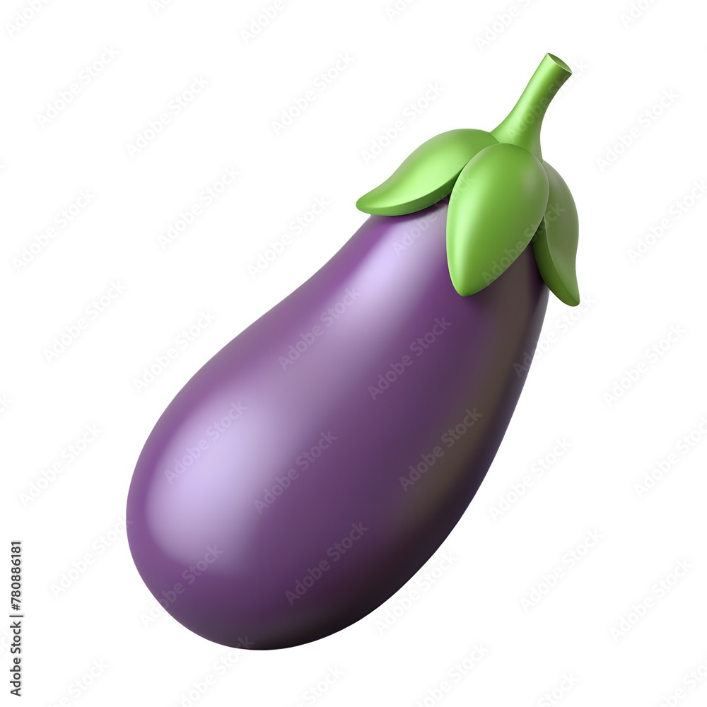 eggplant isolated on white eggplant isolated on white
