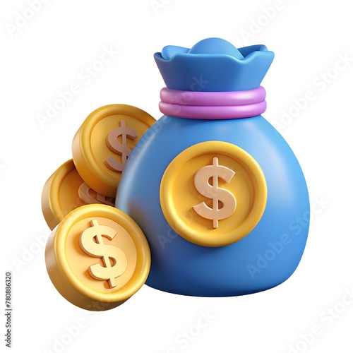 coins with dollar sign