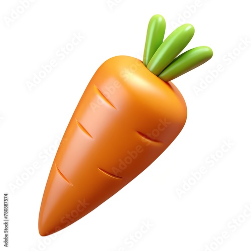 carrot isolated on white