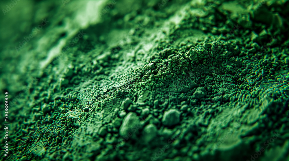 Macro photograph of vivid green moss, highlighting intricate textures and patterns, representing growth and nature Macro photograph of vivid green moss, highlighting intricate textures and patterns, representing growth and nature