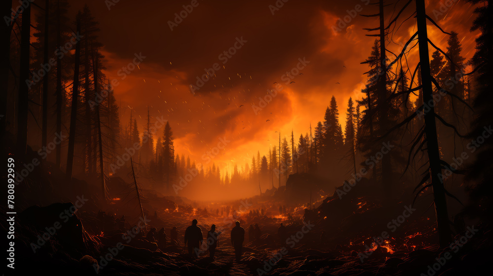 The Grim Reality of a Forest Fire The Grim Reality of a Forest Fire
