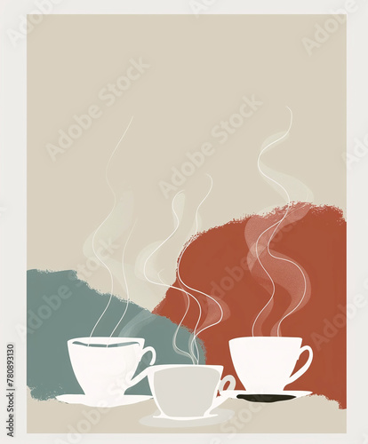 Serene Sips: A Minimalist Ode to Coffee Tranquility