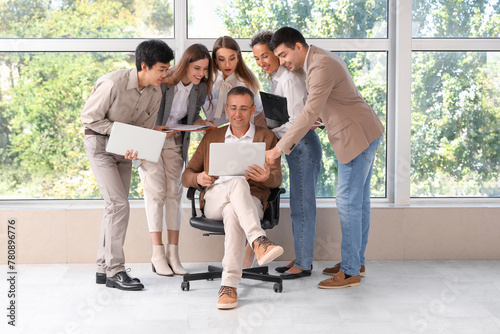 Group of business people wi...