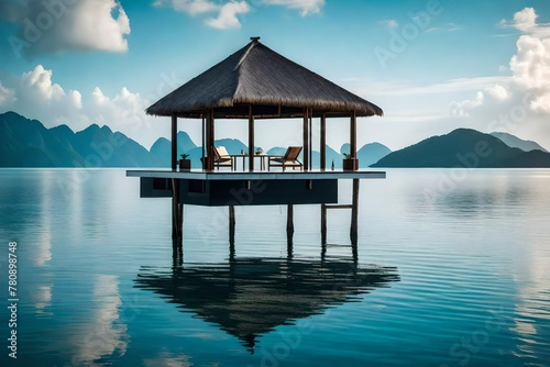 gazebo on the beach