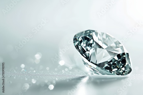 Diamond  big clear shiny gemstone