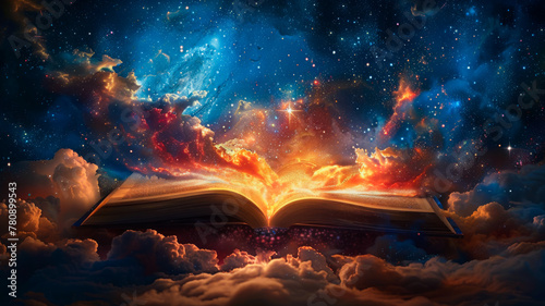 Cosmic Gardens Flourishing Within an Open Book