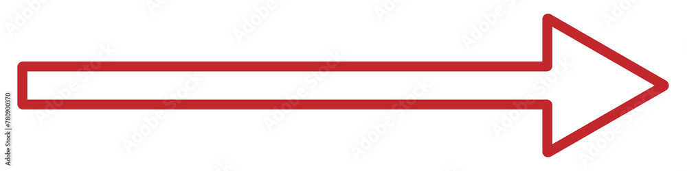 Arrow marker isolated png mark hand draw, Red arrow with arrow head Arrow marker isolated png mark hand draw, Red arrow with arrow head