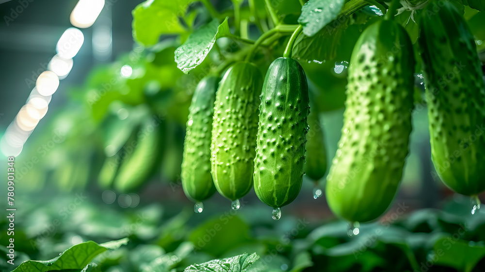 Fresh Green Cucumbers Fresh Green Cucumbers