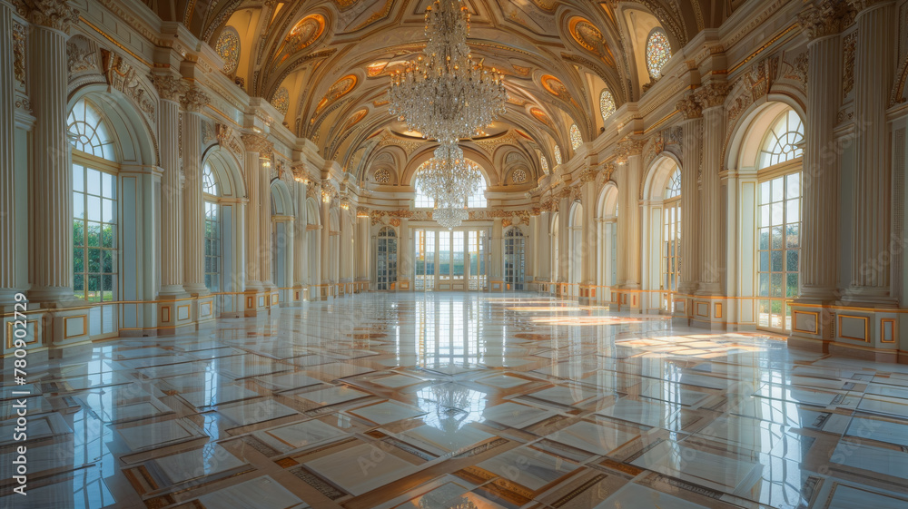 Obraz premium Exquisite Showpieces of a Grand Ballroom