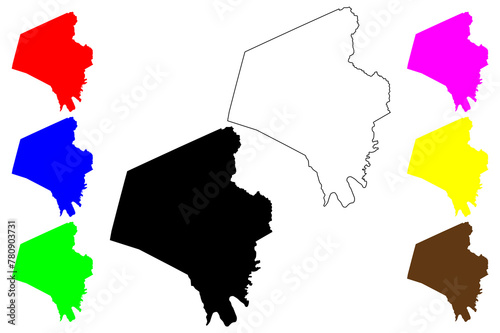 Lexington City (United States cities, United States of America, usa city) map vector illustration, scribble sketch City of Lexington-Fayette map