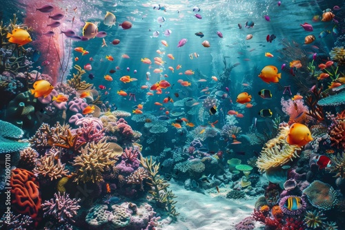 "Enchanting Underwater Moments: Fine Art Print of Marine Wildlife and Seascapes" © Bendix