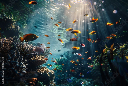 Stunning Underwater Marine Life Fine Art Photography Print