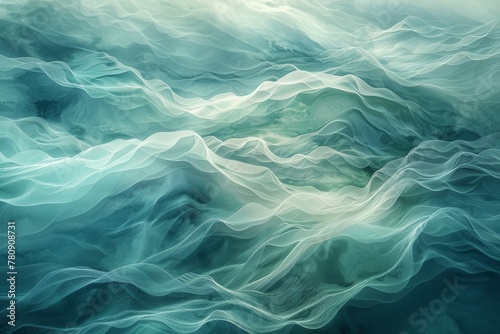 Serene Abstract Landscapes: A Tranquil Journey Through Nature's Beauty