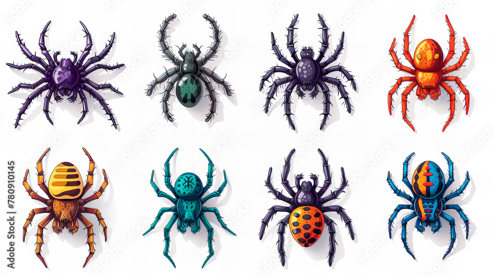 Spider Sticker Collection Spider Sticker Collection