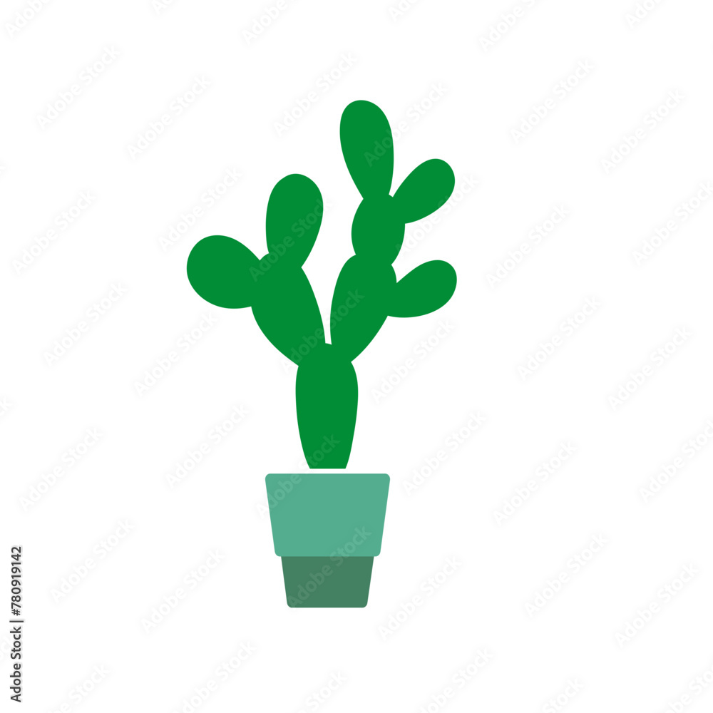 Stylish , fashionable and awesome Cactus Love art and illustrator design .Cactus desert silhouettes set