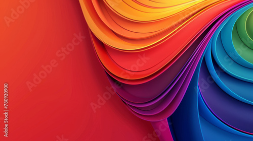 Vibrant abstract color swirl background