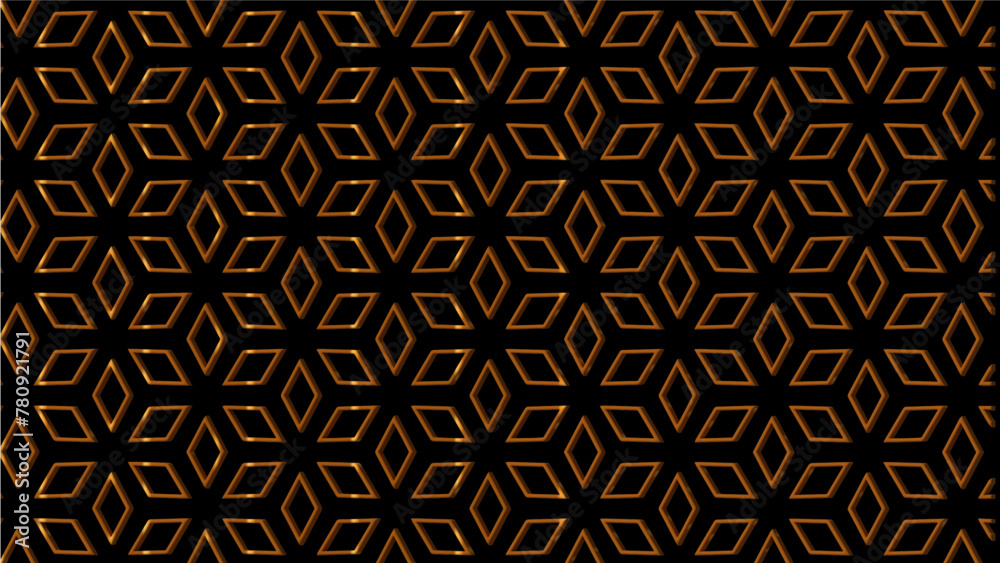 Golden Diamonds Pattern Golden Diamonds Pattern