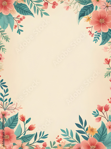 background with flowers © Ndotpoint 