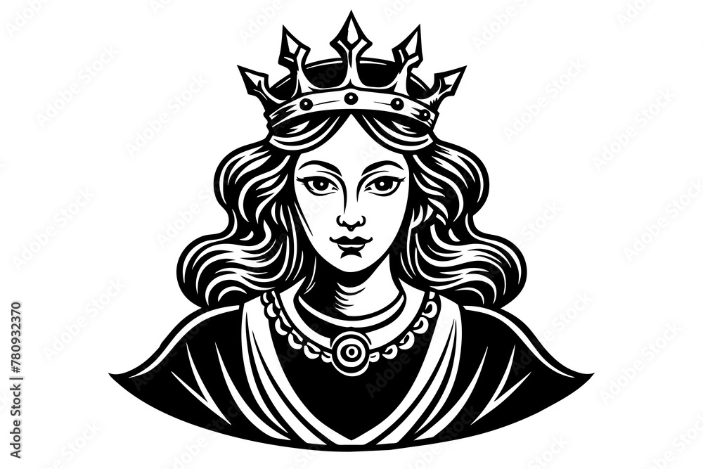 the queen Vector Illustration the queen Vector Illustration