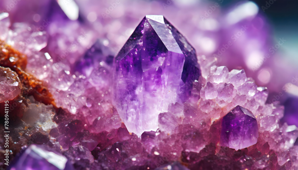 Vibrant Amethyst: Abstract Background of Nature's Gemstone Splendor Vibrant Amethyst: Abstract Background of Nature's Gemstone Splendor