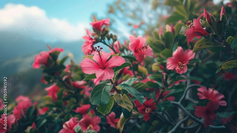 A beautiful pink flower with a delicate butterfly perched on it. Perfect for nature and garden themes A beautiful pink flower with a delicate butterfly perched on it. Perfect for nature and garden themes