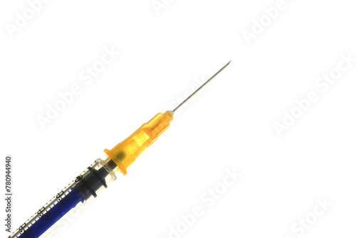 Vaccination - Syringe with hypodermic needle photo