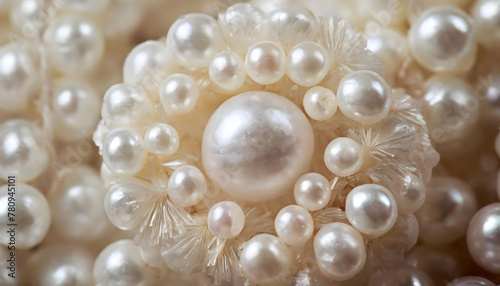 Vibrant Pearl: Abstract Background of Nature's Gemstone Splendor